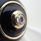 Image 6 of Gold ring with onyx and diamond | Art Deco