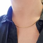 Image 9 of 8-karat snake link chain | 45 cm