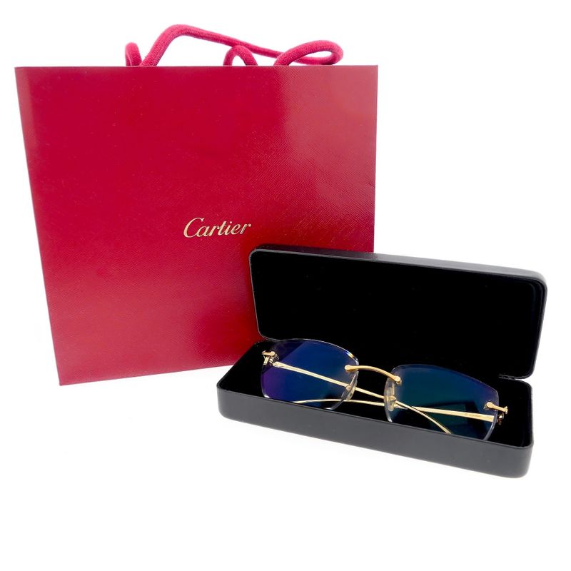 Image 11 of Vintage Cartier glasses Panthère CT0061O 002