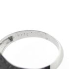 Image 7 of White gold ring with diamond 0.16 ct.