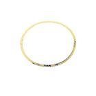 Image 3 of Gold slave bracelet with diamonds; Size M/L