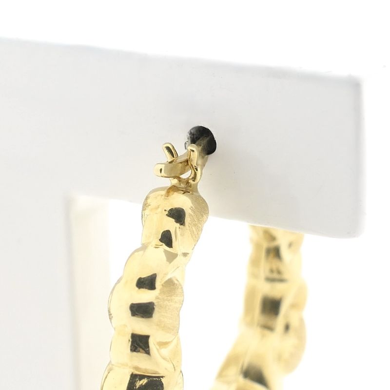 Image 5 of Arpas gold earrings with hearts; Ø 25.0 mm