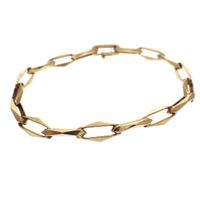 Gold closed for ever bracelet | 20 cm