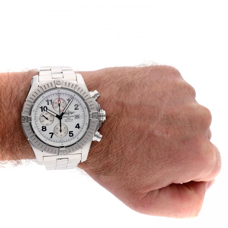 Image 14 of Breitling Super Avenger A13370; Automatic Men's Watch