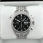 Image 18 of IWC Flieger 'Doppelchronograph' IW371319; Automatic men's watch with rattrapante chronograph