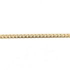 Image 8 of Gold flat gourmet link chain | 45.5 cm