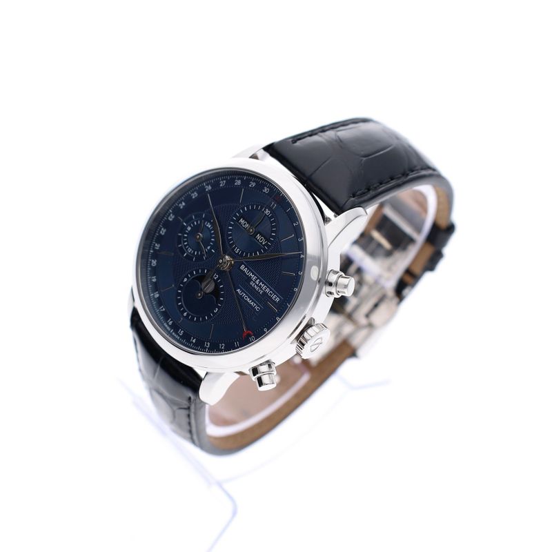 Image 3 of Baume Mercier Classima 'Full-Calendar' Moonphase MOA10784; Automatic Men's Watch