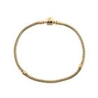 Image 1 of Gold pandora bracelet; Snake Chain | 21.5 cm