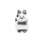 Image 1 of Pandora charm; Silver; Kitty Cat