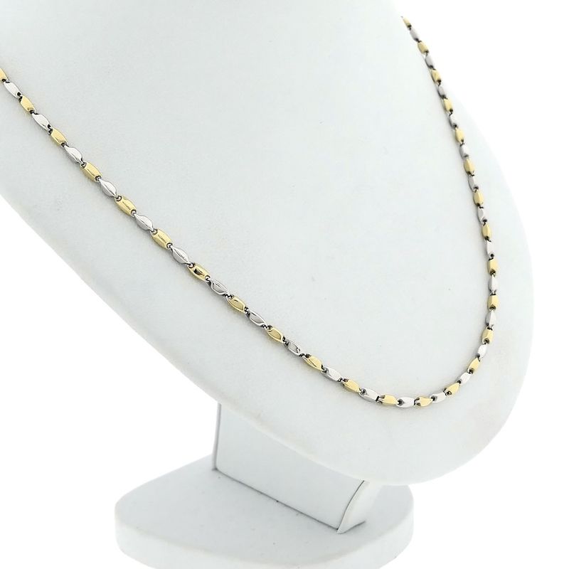 Image 2 of Monzario bicolor gold link chain