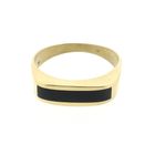 Image 7 of Gold ring with onyx | Men