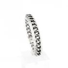Image 1 of Silver Gourmet Chain Bracelet