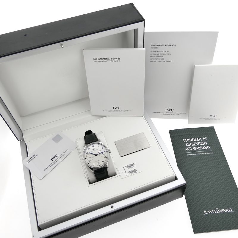 Image 20 of IWC Portuguese '7 Days' IW500107; Automatic men's watch