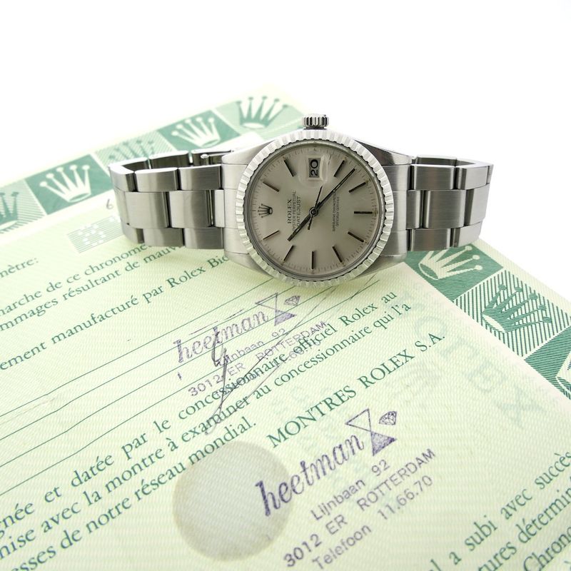 Image 12 of Rolex Datejust 36mm 16030; Vintage watch in full set from 1984