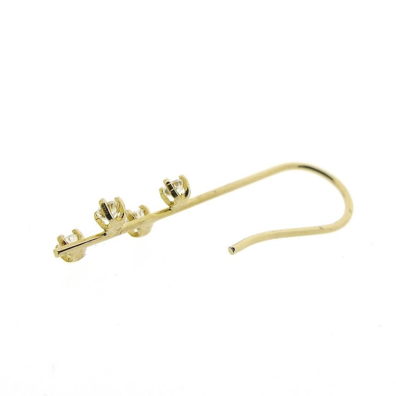Image 4 of Gold earrings with zirconia
