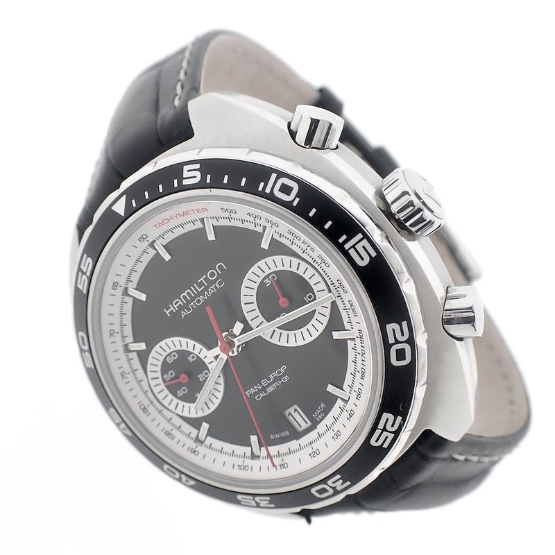 Image 5 of Hamilton Pan-Europe; Men's watch with chronograph