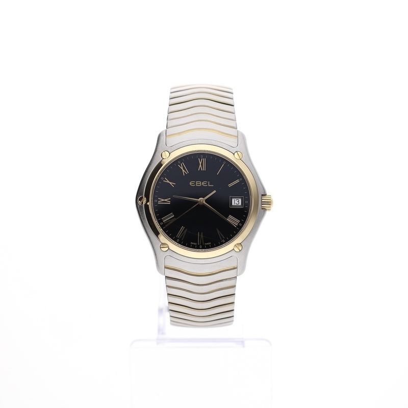 Image 1 of Ebel Classic Wave 38mm E1255F41; 18k gold/steel men's watch