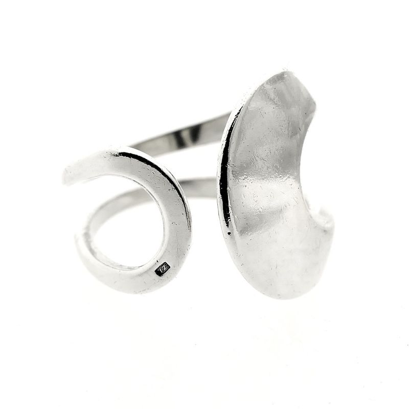 Image 7 of Silver wrap ring | David Andersen