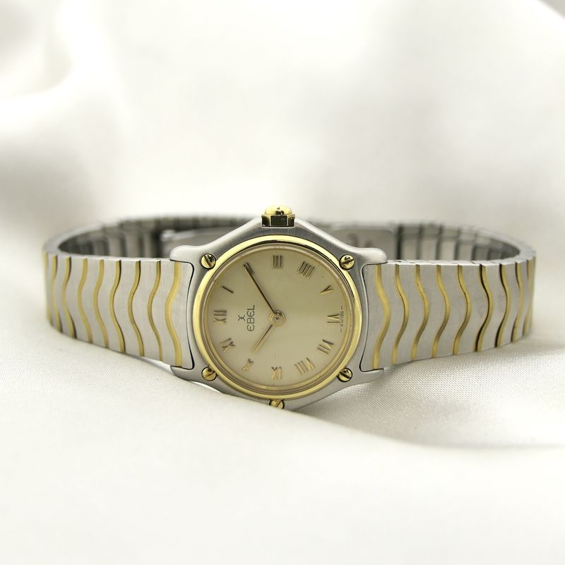 Image 10 of Ebel Classic Wave 166901; 18k gold/steel women's watch