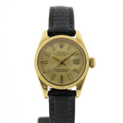 Image 1 of Rolex Lady Datejust 26mm; Vintage 18k gold women's watch