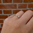 Image 11 of Gold ring/sliding ring with diamond | 0.045 ct.