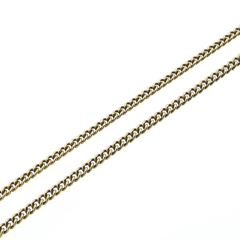 Image 7 of Gold gourmet link chain | 53.5 cm