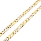 Image 8 of Bicolor Gold Marine Link Necklace