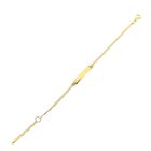 Afbeelding 11 van Gouden marineschakel kinderarmband met graveerplaatje | 12,5 cm - 15 cm