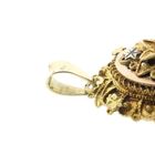 Image 5 of Antique gold pendant of a hat bell