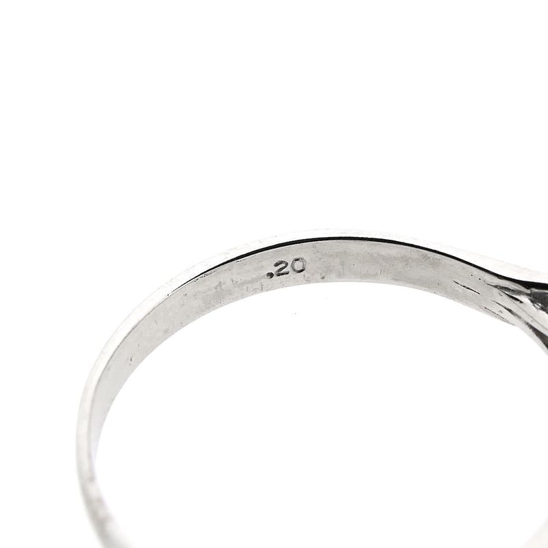 Image 6 of 9 carat solitaire ring with diamond | 0.14 ct.