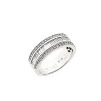 White gold Tirisi ring with diamonds; approx. 0.90 ct.