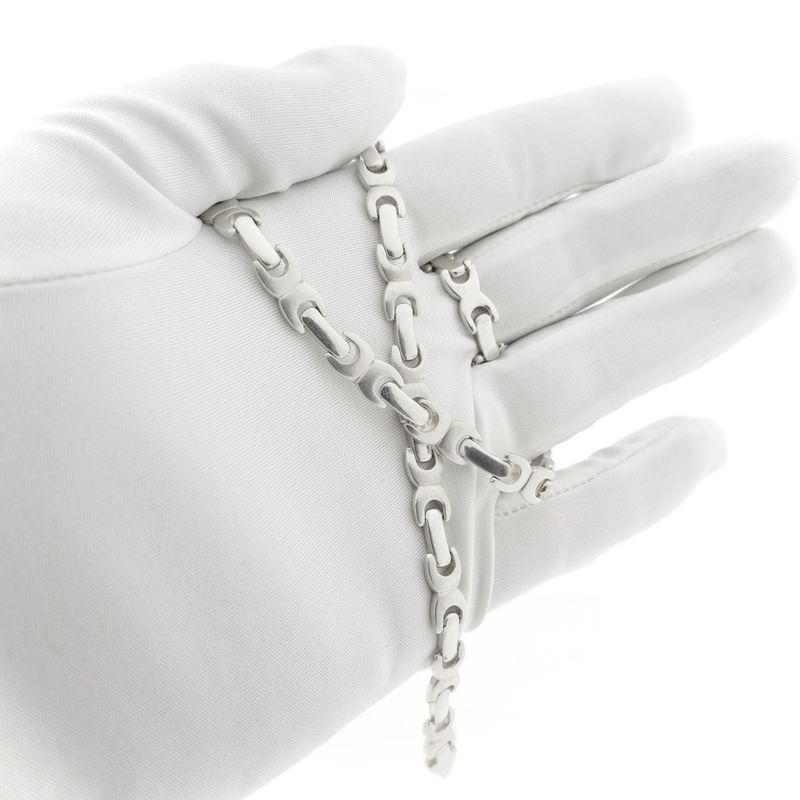 Image 8 of Silver fantasy link chain.