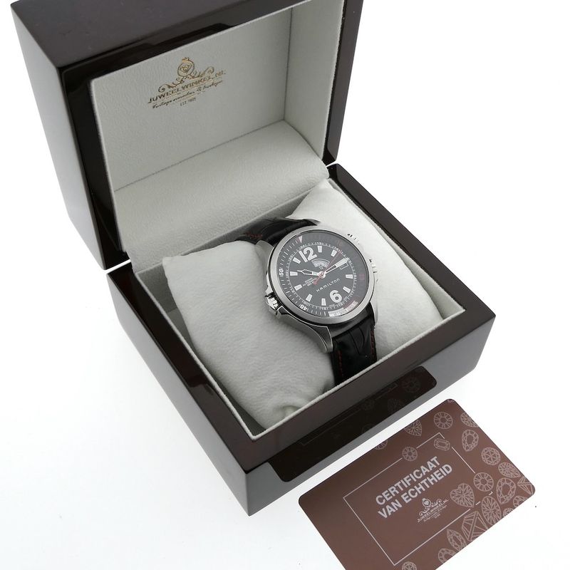 Image 11 of Hamilton Khaki Navy GMT; Automatic men's watch