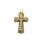Image 1 of Gold antique pendant of a cross with corpus | INRI