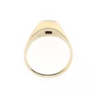 Afbeelding 4 van Bicolor gouden zegelring met diamant 0,09 ct.