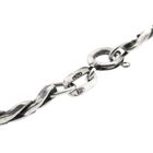 Image 5 of Silver Flat Gourmet Link Necklace