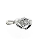 Image 3 of White gold fantasy pendant with diamond | 0.06 ct.