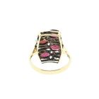 Afbeelding 4 van Vintage gouden ring met granaat