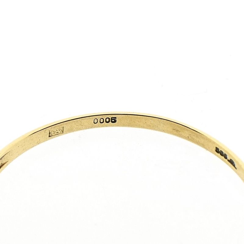 Image 6 of Gold ring with diamond | 0.005 ct.