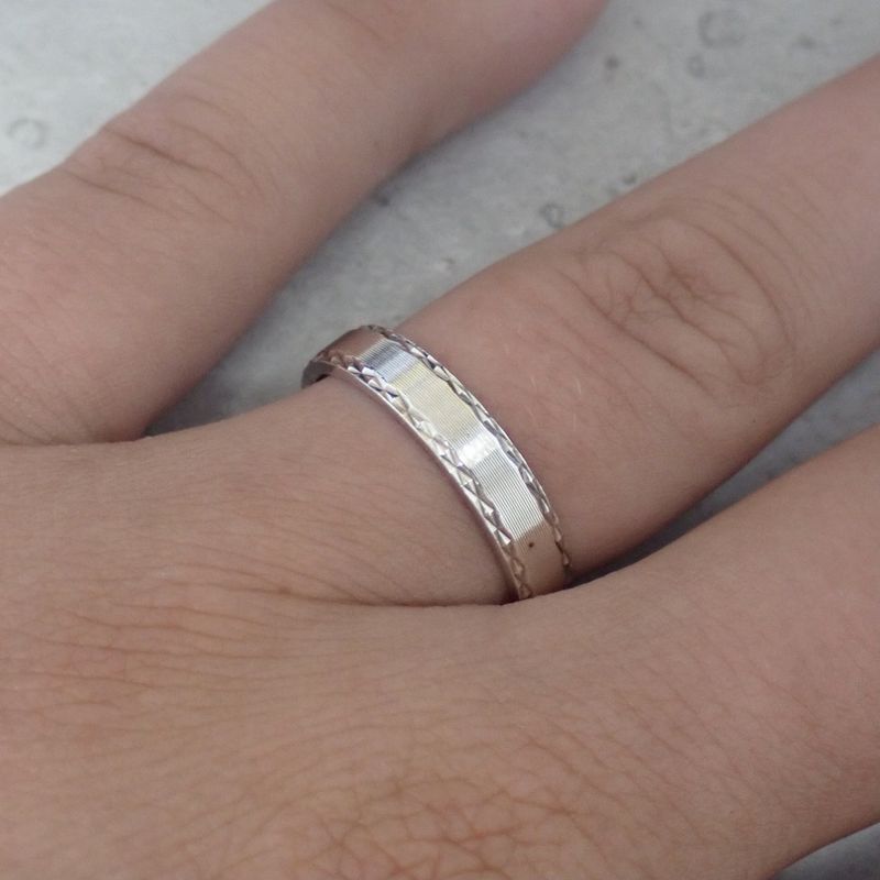 Image 3 of Wide silver ring