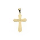 Image 1 of Gold pendant of a cross