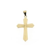 Gold pendant of a cross