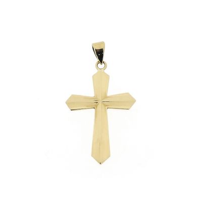 Image 1 of Gold pendant of a cross