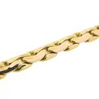 Image 5 of Two-tone gold fantasy/gourmet link bracelet