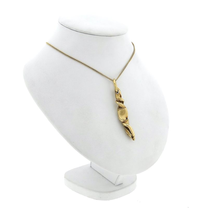 Image 4 of Solid Gold Abstract Pendant