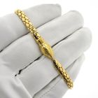 Image 3 of Gold 'Snake' bracelet; 24 carat