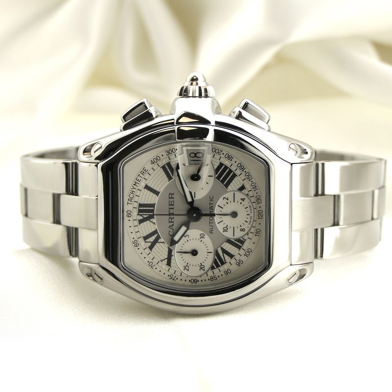 Image 11 of Cartier Roadster XL Chronograph 2618; Automatic men's watch
