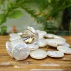 Image 14 of Pearl necklace with gold clasp.