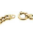 Afbeelding 6 van Massief gouden gourmetschakel armband | 20 cm