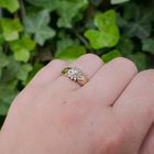 Image 4 of Gold ring pavé set with diamonds | 0.095 ct.